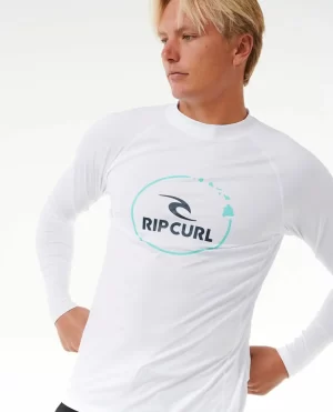 Rash Guards Men Island Vibe Upf50  Long Sleeve Rash Guard Rip Curl - 1
