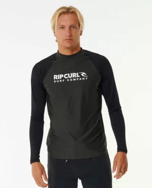 Rash Guards Men Rip Curl Shock Uv Long Sleeve Rash Guard - 1