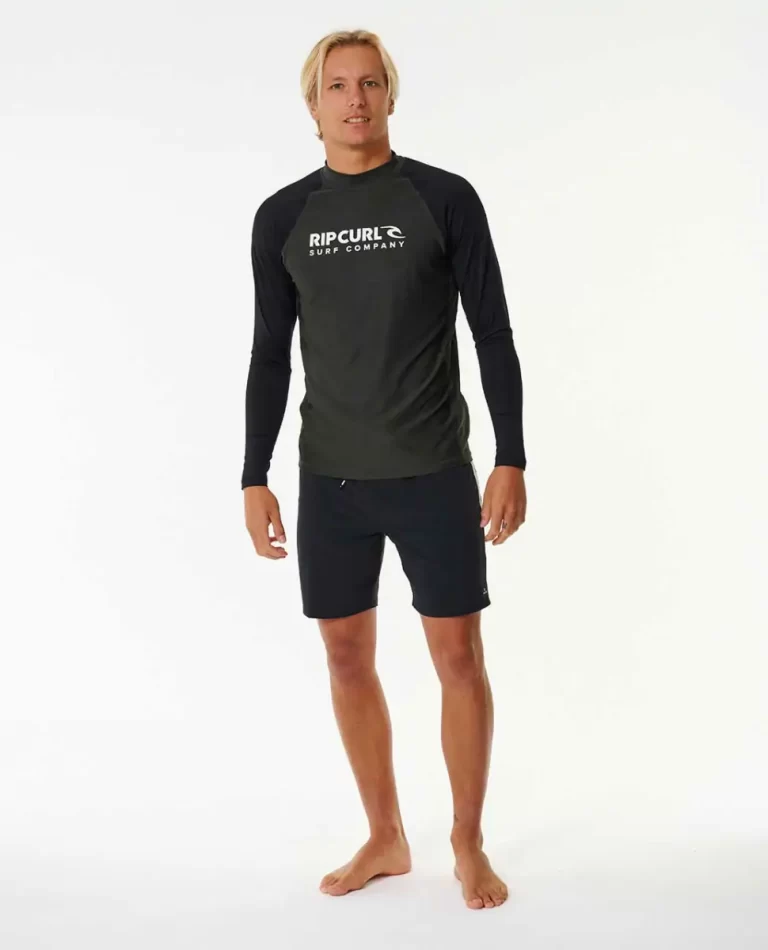 Rash Guards Men Rip Curl Shock Uv Long Sleeve Rash Guard - 4