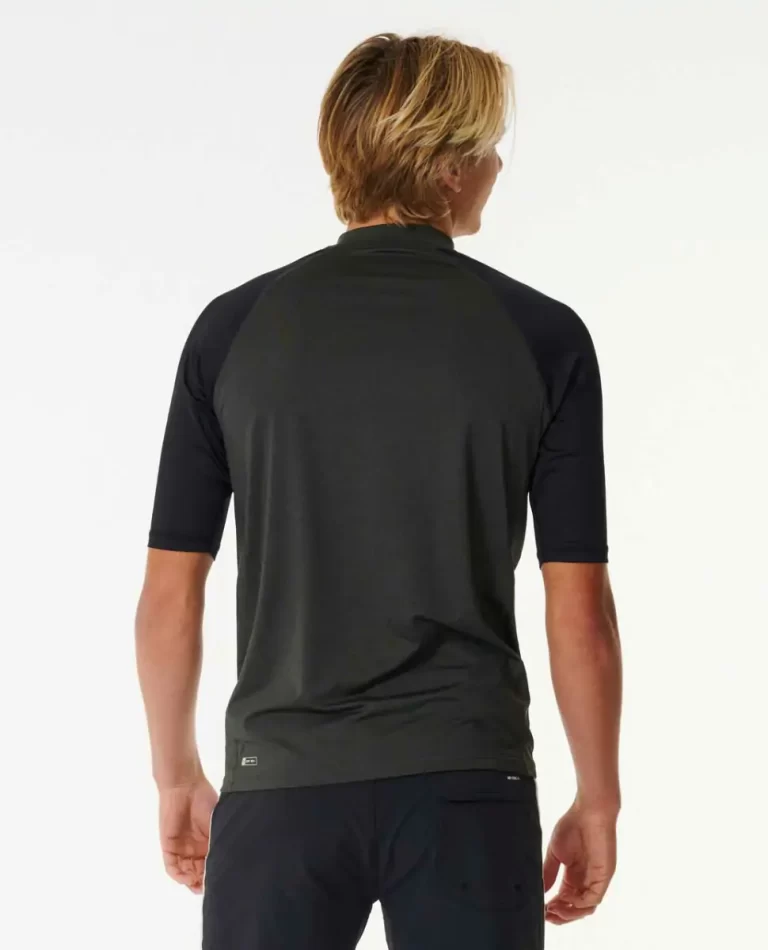Rash Guards Men Rip Curl Shock Uv Short Sleeve Rash Vest - 2