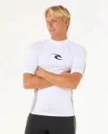 Rash Guards Men Rip Curl Waves Uv Short Sleeve Rash Guard - 2