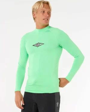 Rash Guards Raw Energy Upf Perf Long Sleeve Rash Guard Men Rip Curl - 1