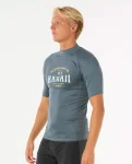 Rash Guards Rip Curl Hawaii Upf Performance Short Sleeve Rash Guard Men - 2