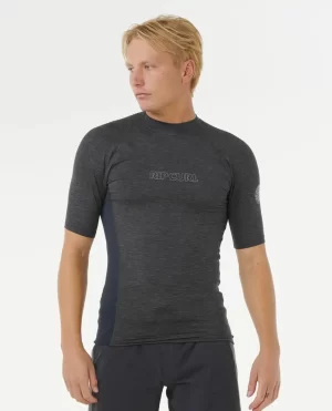 Rash Guards Rip Curl Men Dawn Patrol Uv Short Sleeve Rash Guard - 1