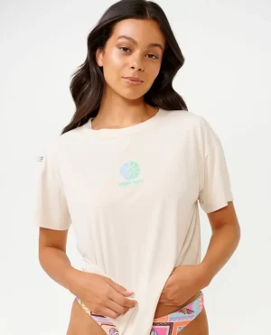Rash Guards Women Beach Party Upf Surflite Rash Guard Rip Curl - 1