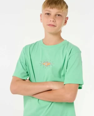Raw Energy Skull Tee Rip Curl Kids Tops & Tees - 1
