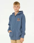 Raw Energy Zip Through Hood Kids Rip Curl Hoodies & Fleece - 1