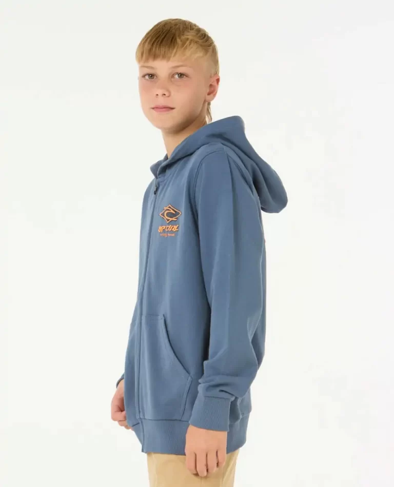 Raw Energy Zip Through Hood Kids Rip Curl Hoodies & Fleece - 2