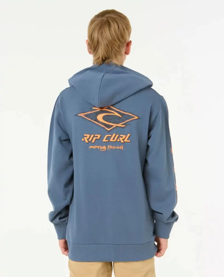 Raw Energy Zip Through Hood Kids Rip Curl Hoodies & Fleece - 3
