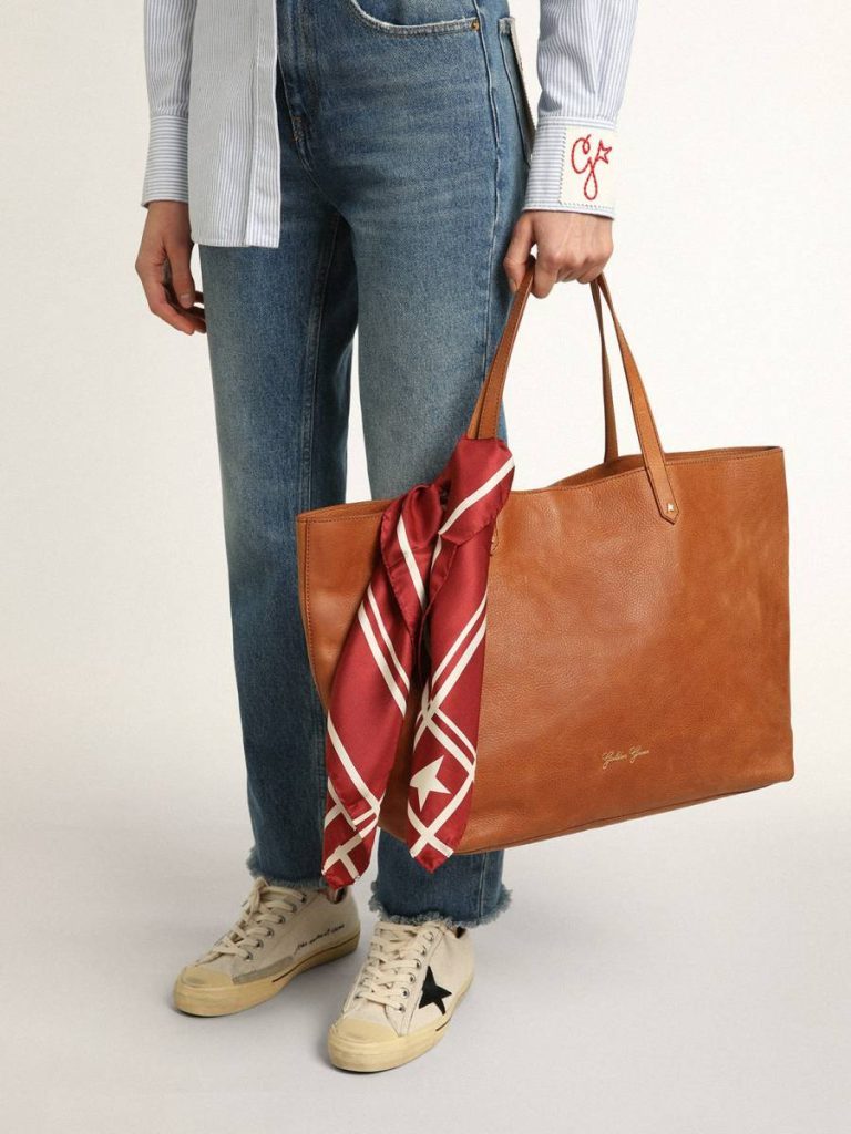 Red Scarf With Contrasting White Stars And Stripes Women Golden Goose Silks & Scarves Red - 3