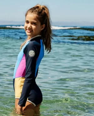 Rip Curl Block Party Long Sleece Surfsuit Swimwear Kids - 1