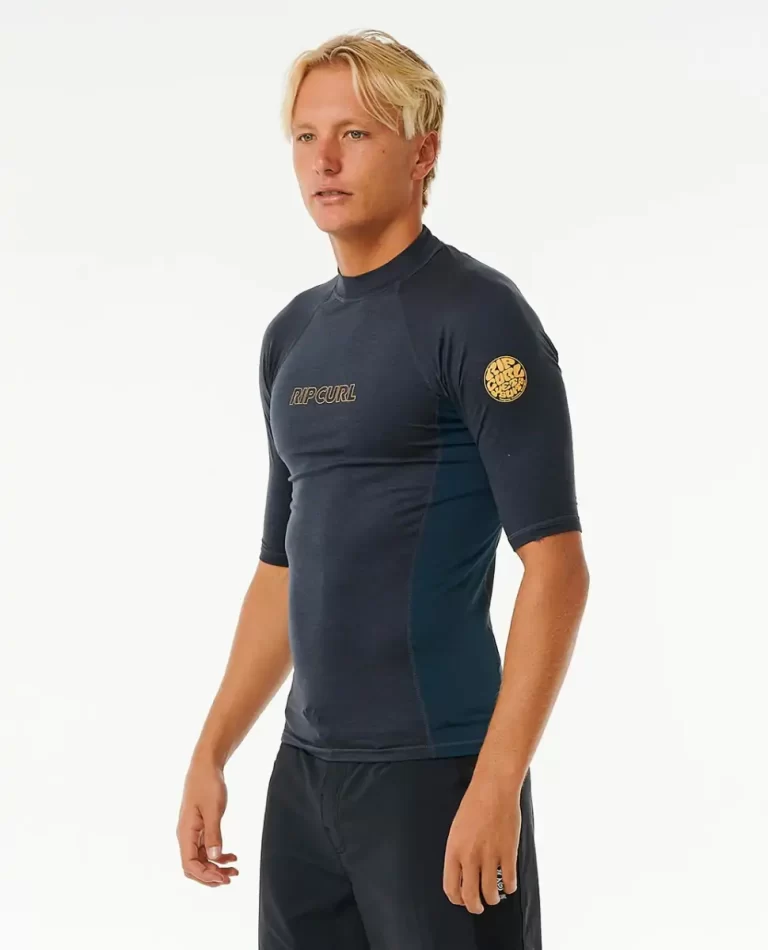 Rip Curl Dawn Patrol Uv Short Sleeve Rash Guard Rash Guards Men - 2