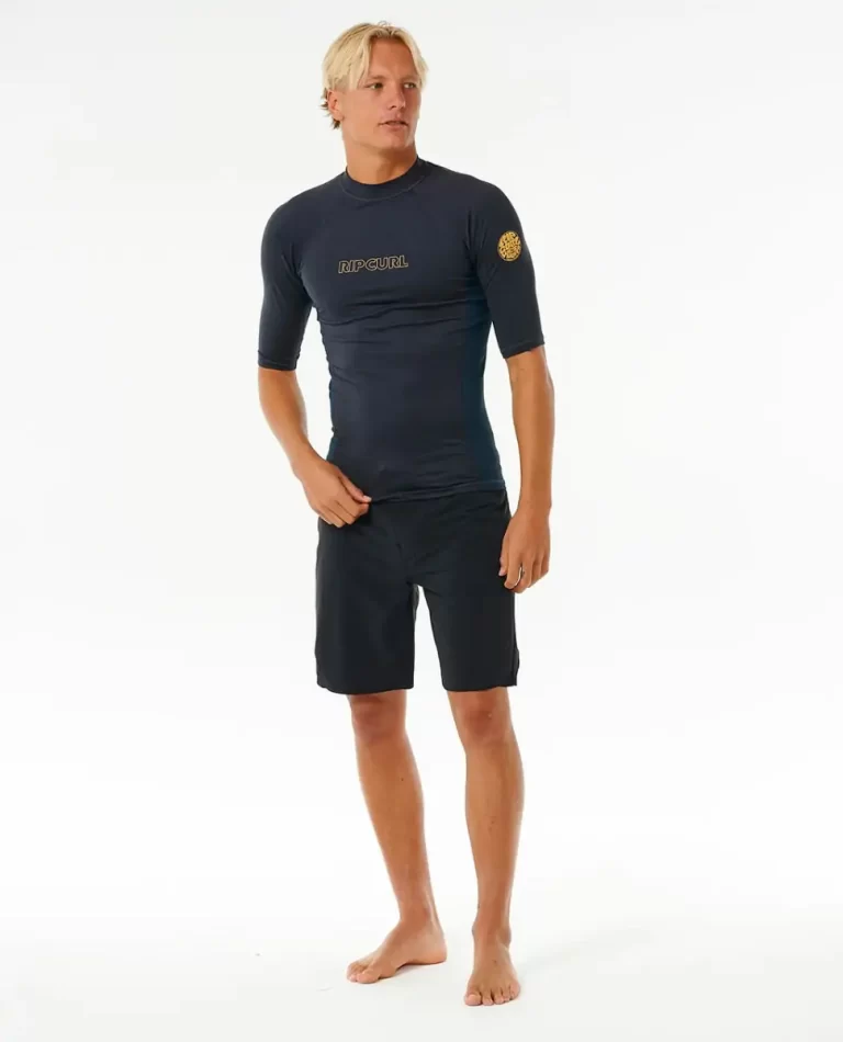 Rip Curl Dawn Patrol Uv Short Sleeve Rash Guard Rash Guards Men - 4