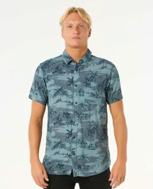 Rip Curl Dreamer Barrel Killa Short Sleeve Shirt Men Shirts & Flannels - 1