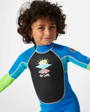Rip Curl Groms Omega Back Zip Easy On/Off Wetsuit Girls Wetsuits Kids - 1