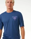 Rip Curl Icons Surflite Uv Short Sleeve Rash Guard Rash Guards Men - 1