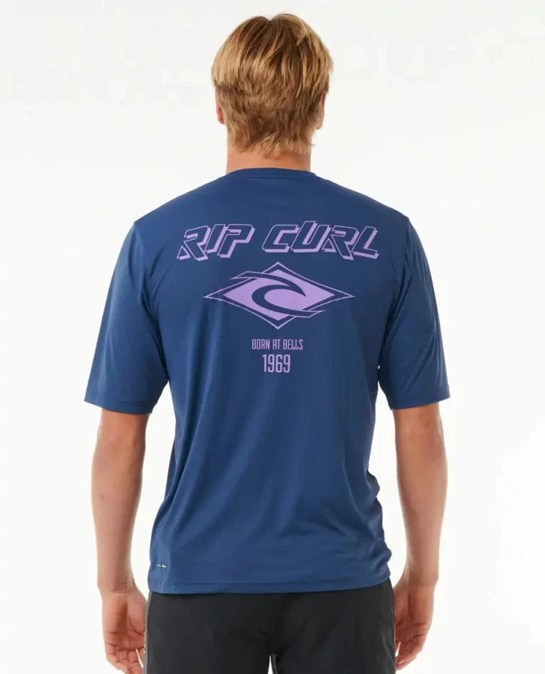 Rip Curl Icons Surflite Uv Short Sleeve Rash Guard Rash Guards Men - 3