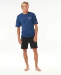 Rip Curl Icons Surflite Uv Short Sleeve Rash Guard Rash Guards Men - 4