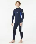 Rip Curl Junior Dawn Patrol Back Zip 3/2Fullsuit Wetsuit Kids Steamers - 2