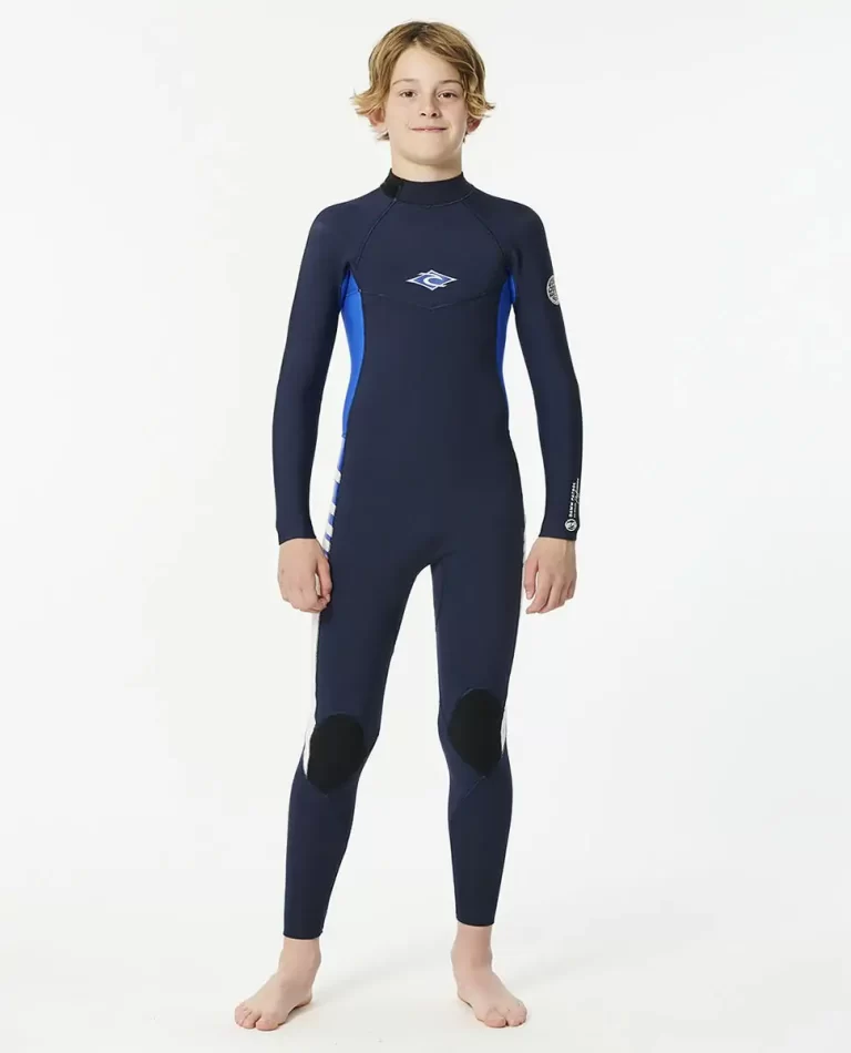 Rip Curl Junior Dawn Patrol Back Zip 3/2Fullsuit Wetsuit Kids Steamers - 1