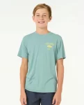 Rip Curl Kids Icons Surflite Uv Short Sleeve Rash Vest Rash Guards & Vest - 1