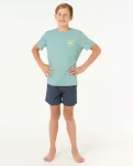 Rip Curl Kids Icons Surflite Uv Short Sleeve Rash Vest Rash Guards & Vest - 4