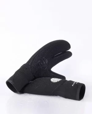Rip Curl Men Booties Gloves & Hoods Flashbomb 5/3 3 Finger Gloves - 1