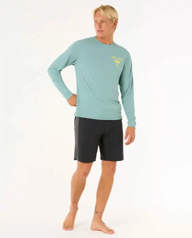 Rip Curl Men Jackets Vests & Bottoms Icons Surflite Uv Long Sleeve Rash Guard - 4