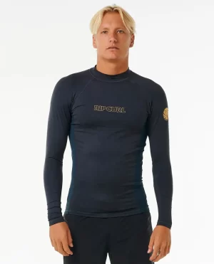 Rip Curl Men Rash Guards Dawn Patrol Uv Long Sleeve Rash Guard - 1