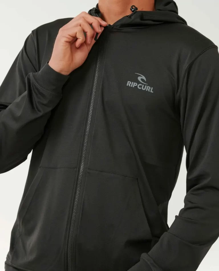 Rip Curl Men Stack Upf50  Zip Through Hood Rash Guard Rash Guards - 5