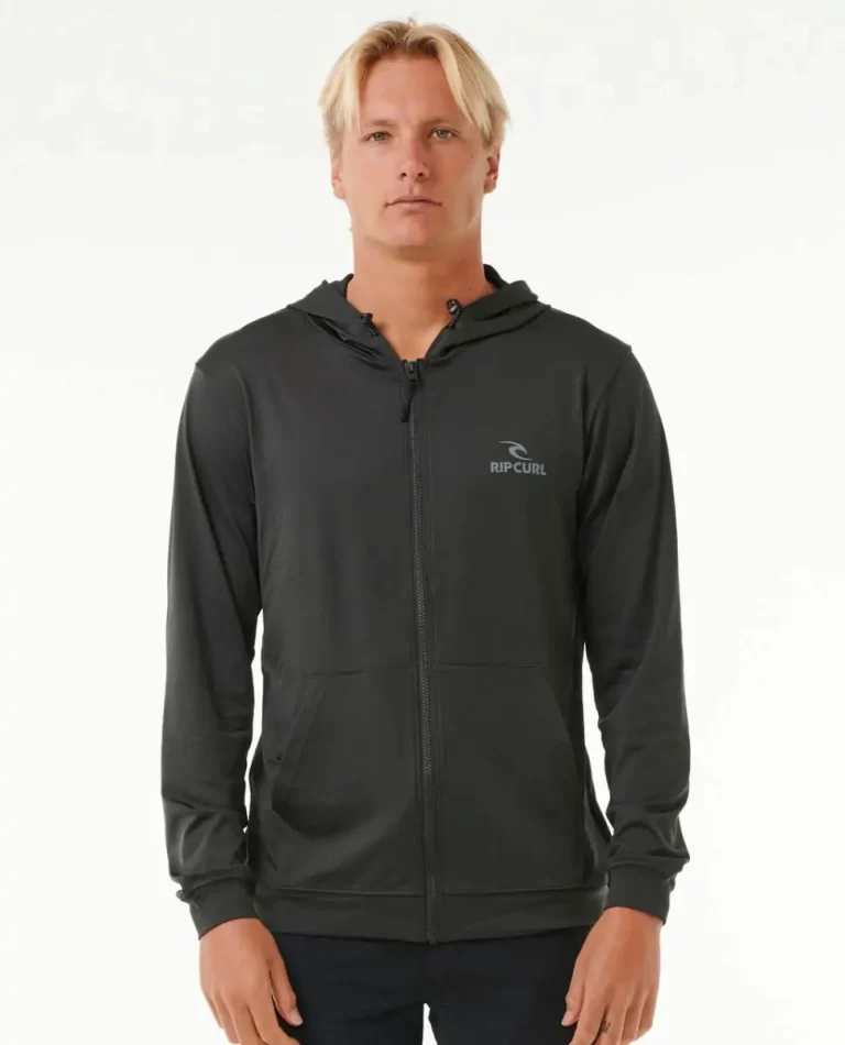 Rip Curl Men Stack Upf50  Zip Through Hood Rash Guard Rash Guards - 1