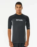Rip Curl Rash Guards Drive Uv Short Sleeve Rash Vest Men - 1