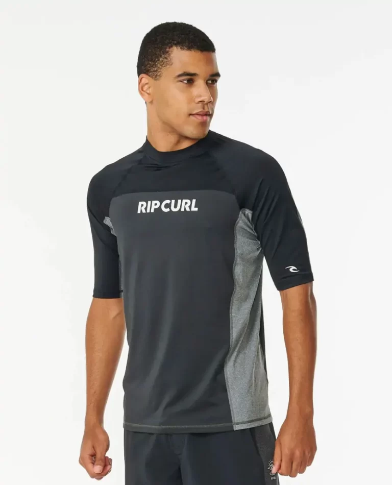 Rip Curl Rash Guards Drive Uv Short Sleeve Rash Vest Men - 3