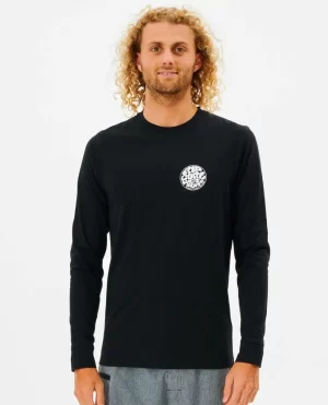 Rip Curl Rash Guards Men Icons Of Surf Long Sleeve Upf Rash Guard - 1