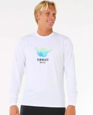 Rip Curl Shaka Upf50  Long Sleeve Rash Guard Men Rash Guards - 1