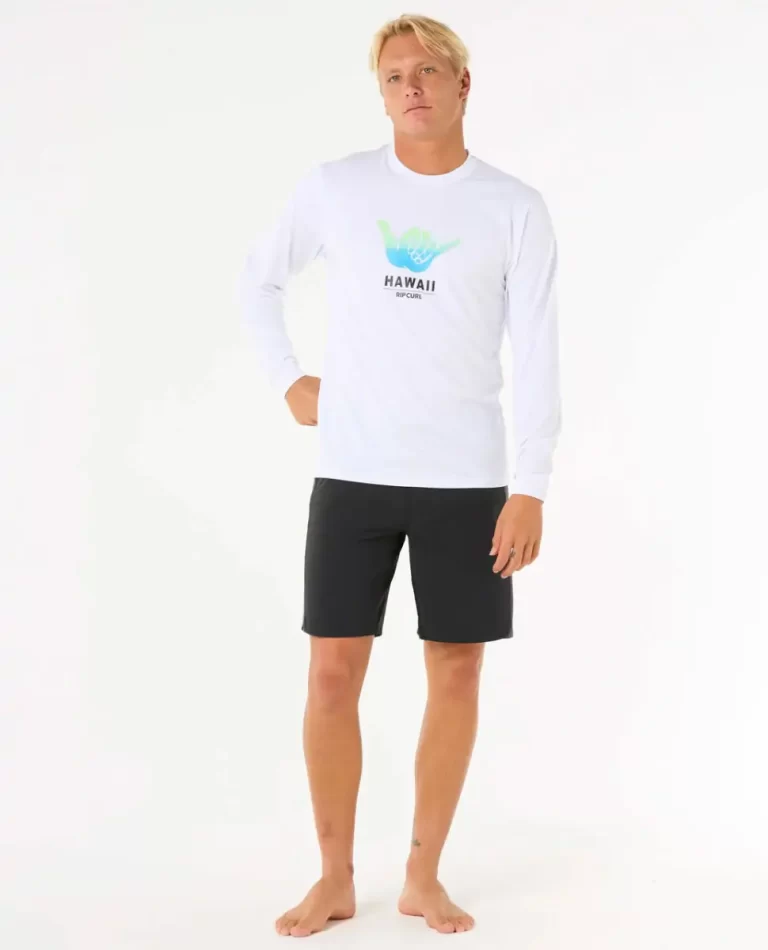 Rip Curl Shaka Upf50  Long Sleeve Rash Guard Men Rash Guards - 4