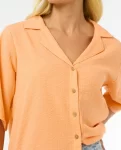 Rip Curl Shirts & Tops Cala Vadella Textured Shirt Women - 5