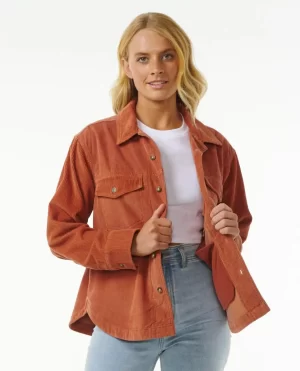 Rip Curl Shirts & Tops Women Stevie Cord Shirt - 1