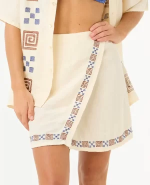 Rip Curl Skirts San Carlos Embroidered Mini Skirt Women - 1