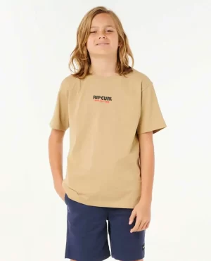 Rip Curl Surf Revival Sunsets Tee Kids Tops & Tees - 1