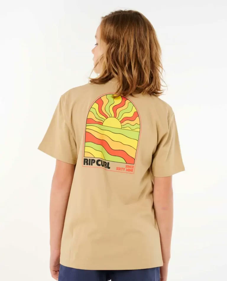 Rip Curl Surf Revival Sunsets Tee Kids Tops & Tees - 5