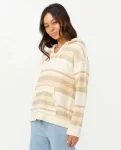 Rip Curl Sweaters Women Desert Dreams Stripe Poncho - 2