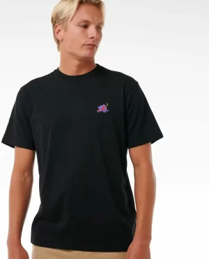 Rip Curl Tees & Tanks Surf Revival Hoffman Hibiscus Tee Men - 1