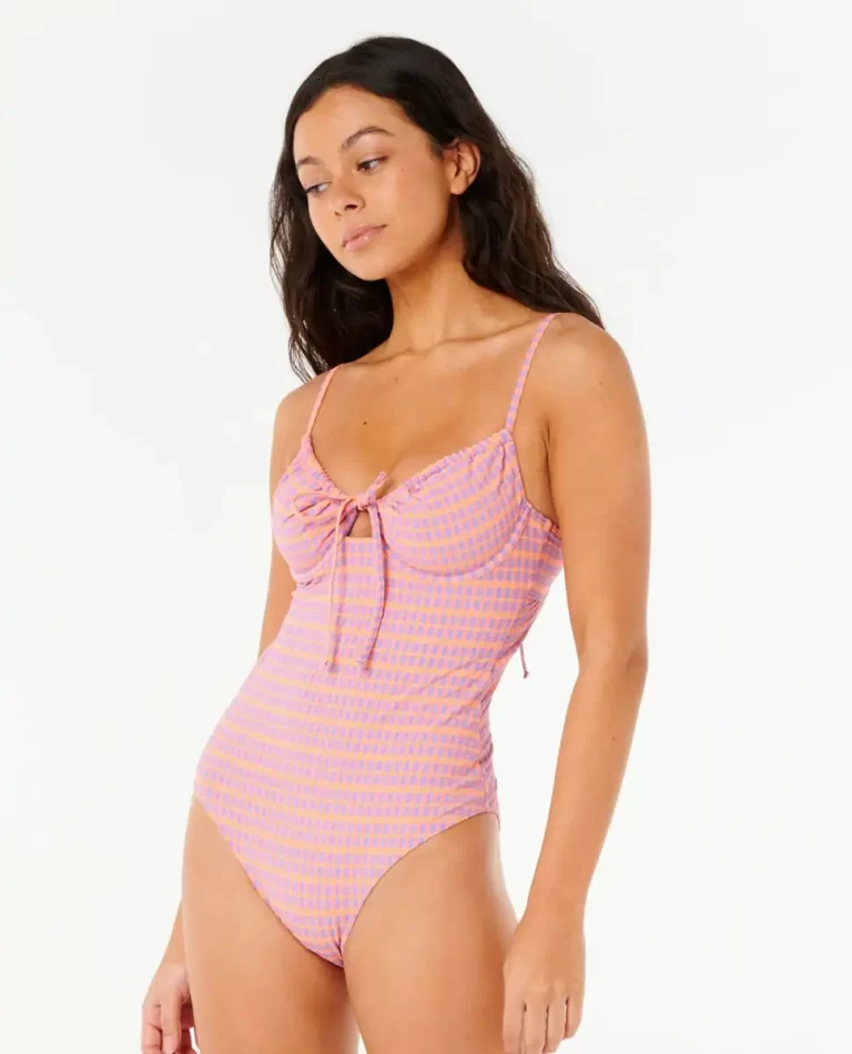 Rip Curl Women One Pieces Isles Plaid Good Coverage One Piece - 3