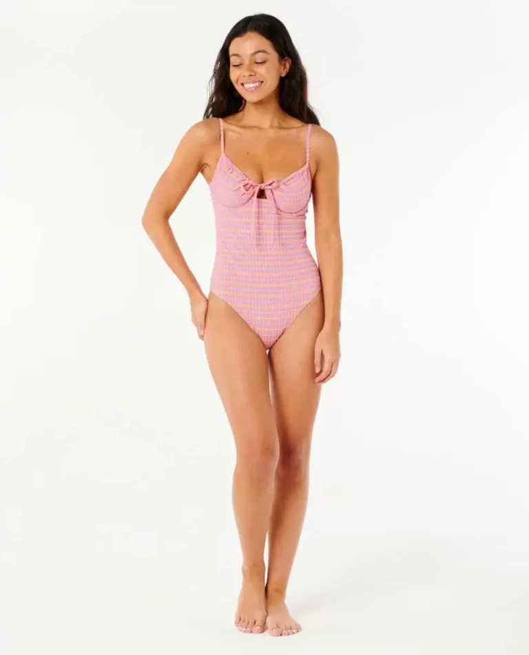 Rip Curl Women One Pieces Isles Plaid Good Coverage One Piece - 4