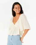 Rip Curl Women Shirts & Tops Neon Isles Short Sleeve Summer Top - 3