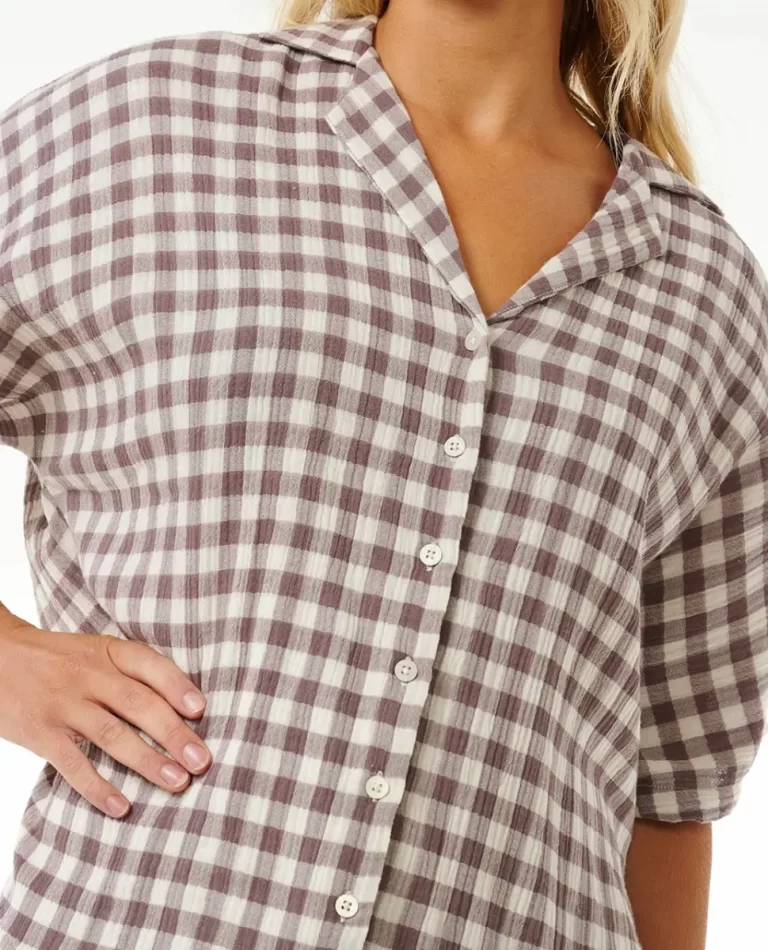 Rip Curl Women Shirts & Tops Premium Surf Check Shirt - 5