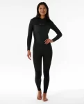 Rip Curl Womens Dawn Patrol 3/2 Back Zip Wetsuit Women Fullsuits - 4