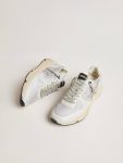 Running Sole In Nylon And Nappa With Rubber Star And Leather Heel Tab Women Running Sole Golden Goose - 2