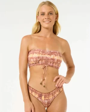 San Carlos Cheeky Coverage Bikini Bottom Women Rip Curl Bikini Bottoms - 1